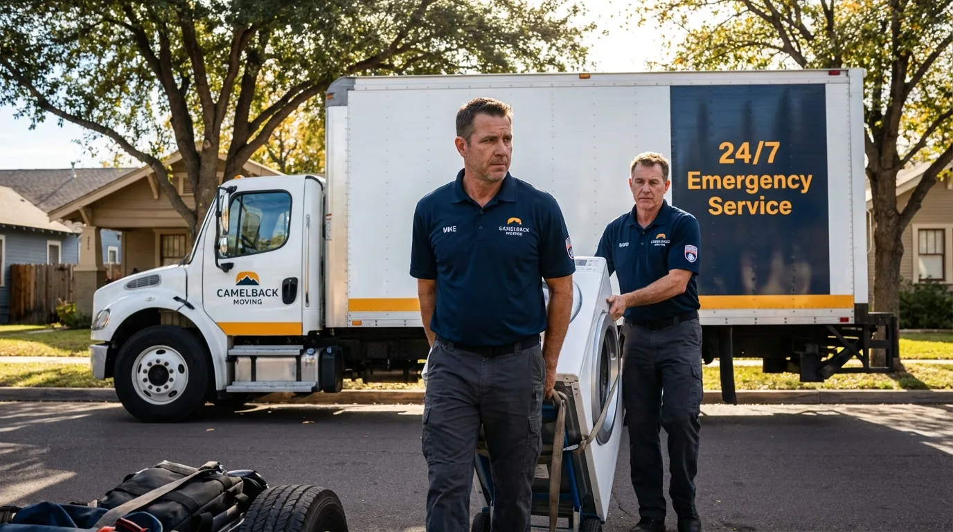 CamelBack Moving crew loading furniture in Navarre, FL