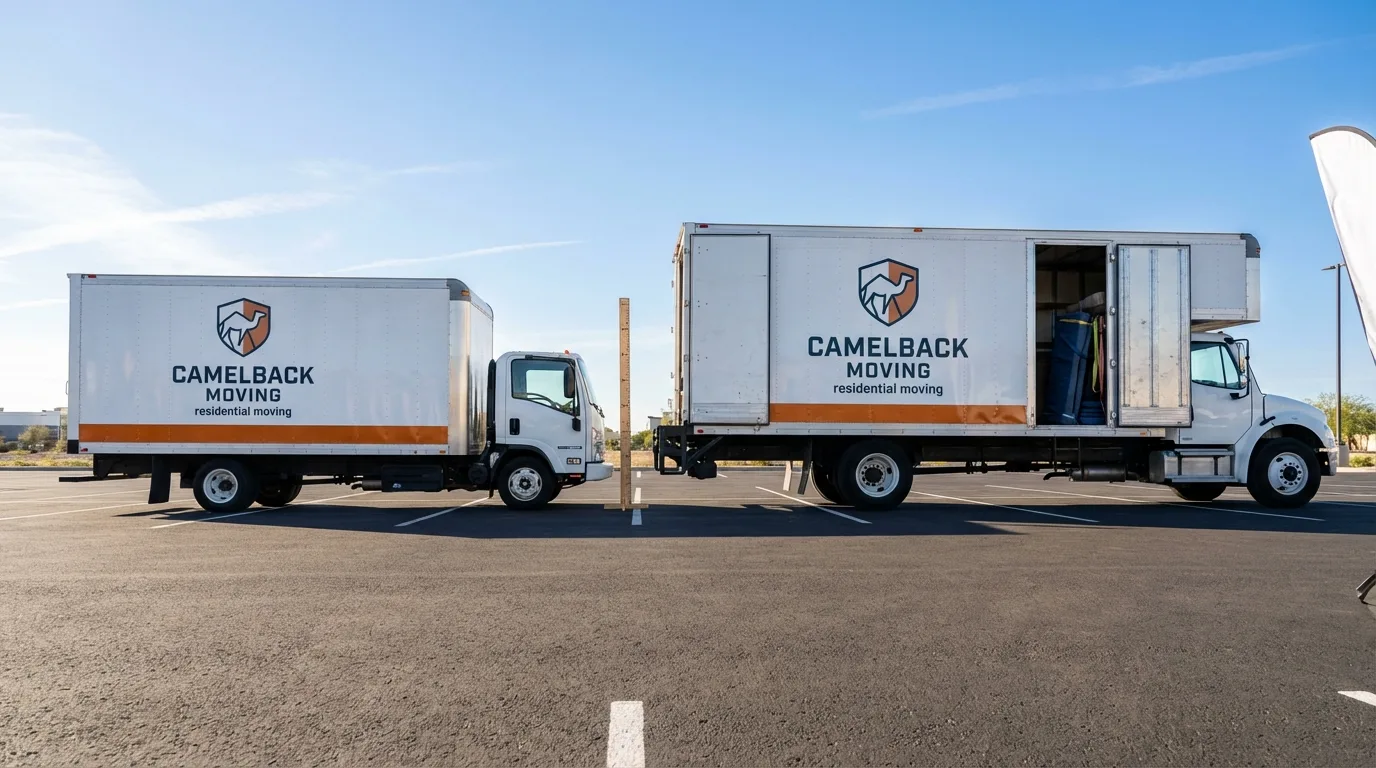 Moving truck size capacity guide in Navarre
